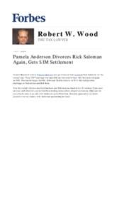 Pamela Anderson Divorces Rick Saloman Again, Gets $1M Settlement