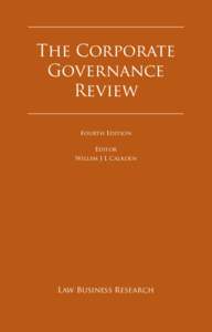 The Corporate Governance about the authors Review Appendix 1