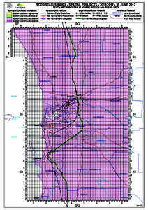 SCDB STATUS INDEX - SPATIAL PROJECTS[removed] JUNE 2012 PERTH METROPOLITAN PLANNING REGION with SLSMS GRID Surveyed Cadastral Boundaries  Hydrographic Features