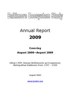 Annual Report 2009 Covering