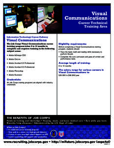 Visual Communications Career Technical Training Area