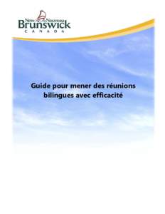 Guide pour mener des réunions bilingues avec efficacité