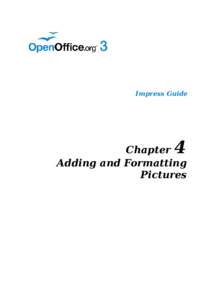 Impress Guide  4 Chapter Adding and Formatting