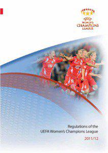 Regulations of the UEFA Women’s Champions League[removed]