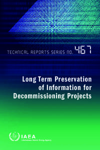 Technical Reports SeriEs No[removed]Long Term Preservation of Information for