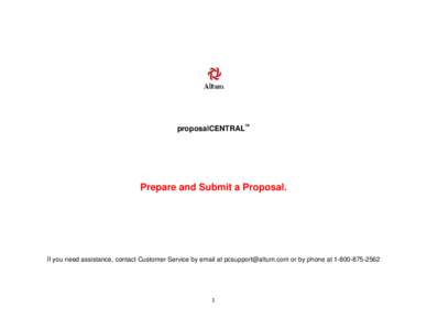 Digital press / Portable Document Format / Proposal / Web page / Proposal software