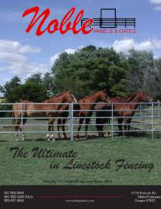 The Ultimate in Livestock Fencing Serving the Livestock Industry since 1980