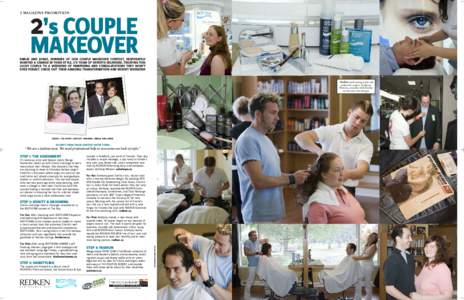 2 MAGAZINE PROMOTION  ’s COUPLE MAKEOVER  EMILIE AND JORGE, WINNERS OF OUR COUPLE MAKEOVER CONTEST, DESPERATELY