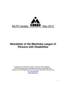 Microsoft Word - MLPD Newsletter May 2012.doc