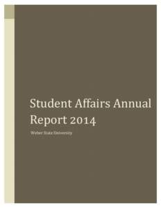    	
   Student	
  Affairs	
  Annual	
   Report	
  ()*+	
  
