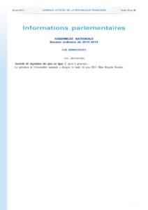 Journal officiel de la République française - N° 145 du 25 juin 2013