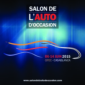 SALON DE  L’AUTO D’OCCASIONJUIN 2015