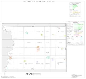 INDEX FOR P.L[removed]COUNTY BLOCK MAP (CENSUS[removed]INDEX MAP LEGEND SYMBOL NAME STYLE