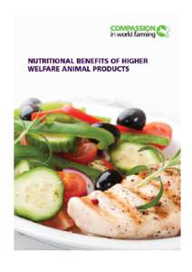 Microsoft Word - Nutritional benefits of higher welfare animal products report - Sept 2012 FINAL