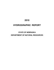 index for Hydrographic Report