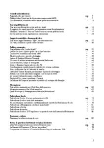 Contributi di riflessione Regionali, idee per vincere Pillole di idee. Spunti per la discussione congressuale del Pd Crisi finanziaria, economia reale e nuove politiche economiche  pag.