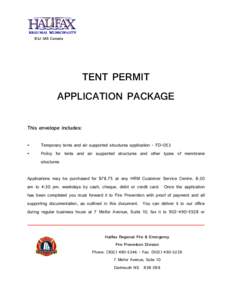 Microsoft Word - Tent permit application package August 13, 2014