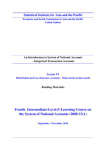 Economics / Compensation of employees / Operating surplus / Income tax in the United States / United Nations System of National Accounts / Gross domestic product / Tax / Income tax in Australia / Value added / National accounts / Macroeconomics / Statistics