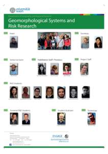 Department of Geography and Regional Research  Geomorphological Systems and Risk Research Head