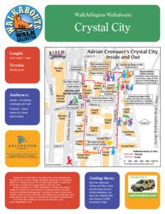 WalkArlington Walkabouts:  Crystal City Length: Just under 1 mile