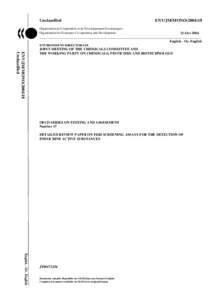 Detailed Review Paper on Fish Screening Assays for the Detection of Endocrine Active Substances