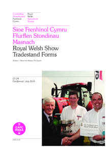 RWAS Show Tradestands 2014:Layout 1  Cymdeithas Amaethyddol Frenhinol Cymru