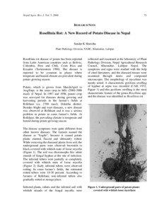 Nepal Agric. Res. J. Vol. 5, [removed]