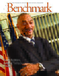 Benchmark - The Thomas M. Cooley Law School Magazine