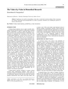 Design of experiments / Statistical tests / Statistical theory / Statistical hypothesis testing / Null hypothesis / P-value / Statistical significance / Type I and type II errors / Multiple comparisons / Statistics / Hypothesis testing / Statistical inference