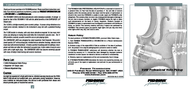 V-200 Professional Manual 2002.qxd (Page 1 - 3)