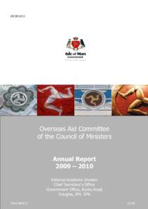 GD[removed]Overseas Aid Committee of the Council of Ministers Annual Report 2009 – 2010
