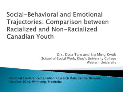 Protective and Risk Factors Promoting or Prevention Healthy Youth Development among Racialized Immigrant Youth