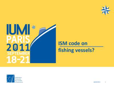 ISM code on fishing vessels? 