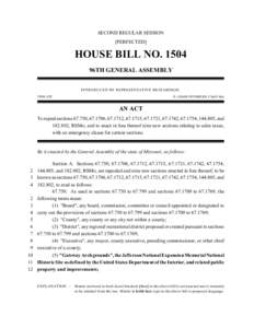 SECOND REGULAR SESSION [PERFECTED] HOUSE BILL NO[removed]96TH GENERAL ASSEMBLY INTRODUCED BY REPRESENTATIVE RICHARDSON.