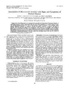 JOURNAL OF CLINICAL MICROBIOLOGY, Oct. 1986, p[removed][removed]$[removed]Copyright C 1986, American Society for Microbiology