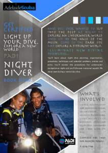 get certified light up your dive. explore a new world