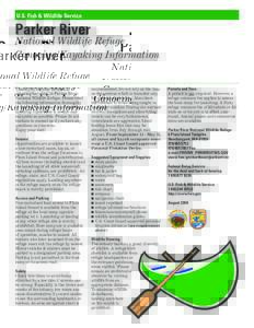U.S. Fish & Wildlife Service  Parker River National Wildlife Refuge Canoeing/Kayaking Information