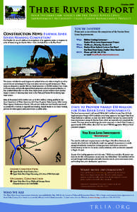 October[removed]Three Rivers Report Your Information source on the Three Rivers Levee Improvement Authority (trlia) Flood Management Project