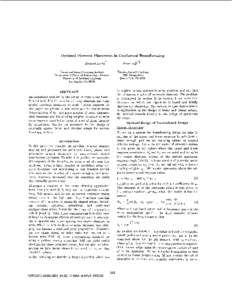 Optimal Element Placement in Conformal Beamforming Brian JeJstS Richard Leahyt  $Hughes Aircraft Company