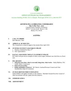 Sentencing Guidelines Commission Agenda - May 9, 2014