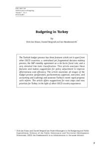 Fiscal policy / 16th arrondissement of Paris / International trade / Organisation for Economic Co-operation and Development / Economy of Turkey / Public finance / Turkey / Government debt / International Monetary Fund / Economics / International relations / International economics