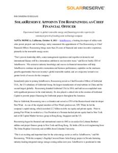 Microsoft Word - Rosenzweig CFO Announcement 8Oct13_Final.docx