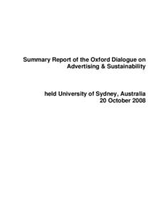 Microsoft Word - Sydney Dialogue Summary -  Final.doc