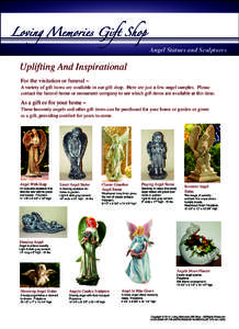 Loving Memories Gift Shop  Uplifting And Inspirational Angel Statues and Sculptures