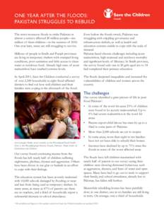 Behavior / Breastfeeding / Personal life / South Asian floods / Sindh floods / Pakistan floods / Health / Malnutrition