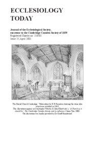 Christian theology / Anglicanism / Cambridge Camden Society / Architectural styles / English architects / Ecclesiology / Highnam / Gothic Revival architecture / Thomas Gambier Parry / Old Etonians / Christianity / Architectural history