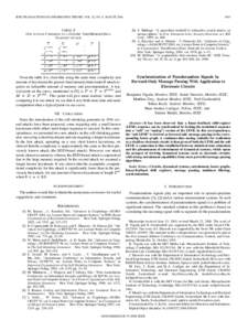 IEEE TRANSACTIONS ON INFORMATION THEORY, VOL. 52, NO. 8, AUGUST[removed]TABLE II OUR ATTACK COMPARED TO A GENERIC TIME/MEMORY/DATA TRADEOFF ATTACK