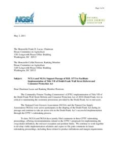 Microsoft Word - NCGA - NGSA Letter Supporting HR1573_final[removed]