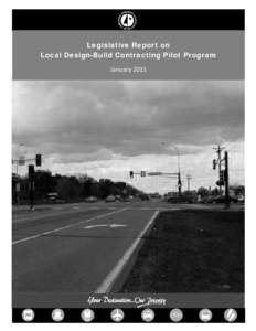 Legislative Report on Local Design-Build Contracting Pilot Program January 2011   