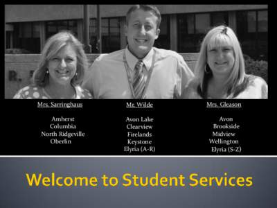 Elyria /  Ohio / School counselor / North Ridgeville /  Ohio / Career counseling